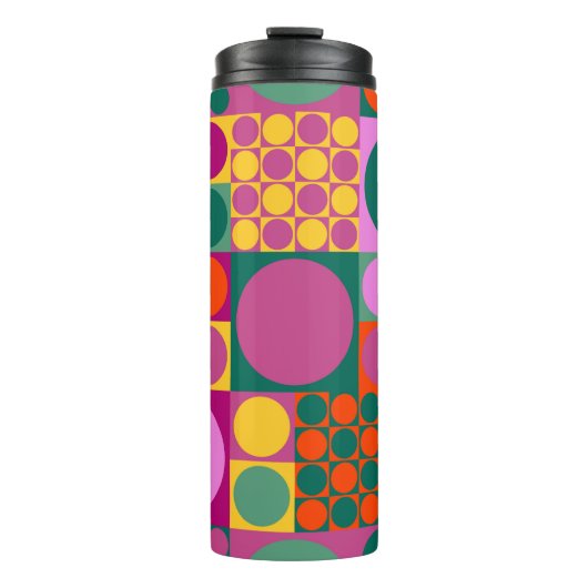 Seamless abstract geometric background pattern, r thermosbecher (Vorderseite)