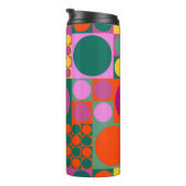 Seamless abstract geometric background pattern, r thermosbecher (Nach rechts gedreht)