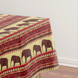 Seamless african ethno design ornamental elephant  tischdecke