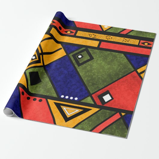 Seamless african ethno traditional pattern textur geschenkpapier (Ungerollt)