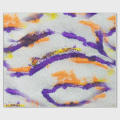 Seamless animal zebra. Dirty art pattern. Abstract Geschenkpapier (Flach)
