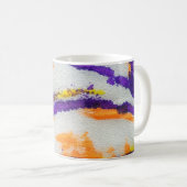 Seamless animal zebra. Dirty art pattern. Abstract Kaffeetasse (VorderseiteRechts)