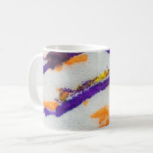 Seamless animal zebra. Dirty art pattern. Abstract Kaffeetasse (Vorderseite Links)