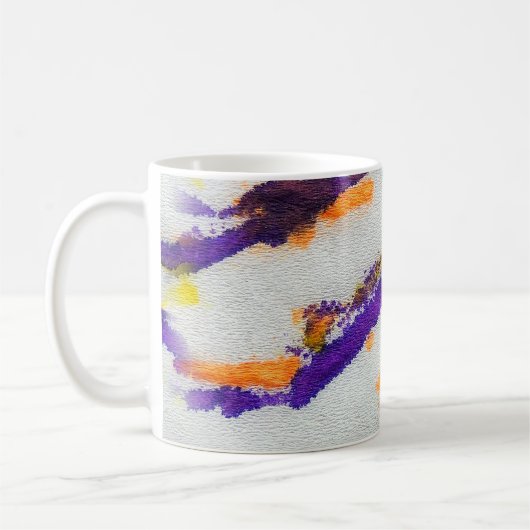 Seamless animal zebra. Dirty art pattern. Abstract Kaffeetasse (Links)