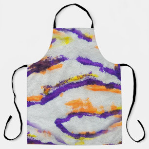 Seamless animal zebra. Dirty art pattern. Abstract Schürze
