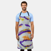 Seamless animal zebra. Dirty art pattern. Abstract Schürze (Getragen)
