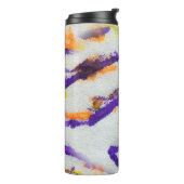 Seamless animal zebra. Dirty art pattern. Abstract Thermosbecher (Nach links gedreht)