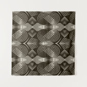 Seamless antique art deco pattern ornament. Geomet Wandteppich (Vorderseite (Horizontal))
