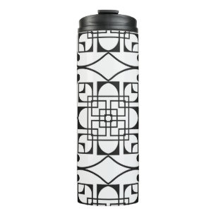 Seamless Art Deco Pattern. Vintage minimalistic ba Thermosbecher