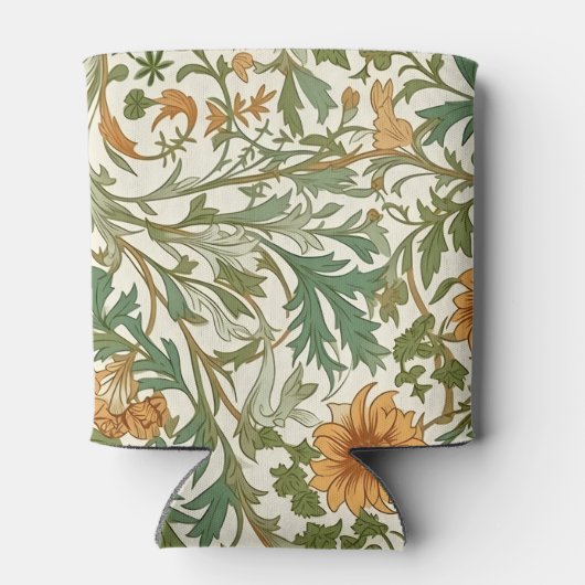 Seamless Arts and Crafts style repeating pattern Dosenkühler (Rückseite)