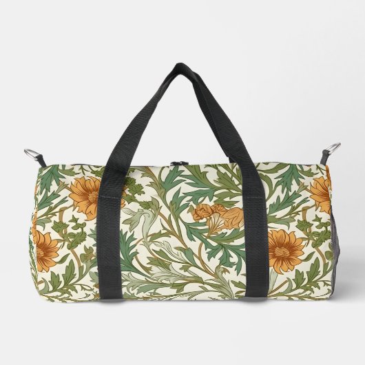 Seamless Arts and Crafts style repeating pattern Duffle Bag (Vorderseite)