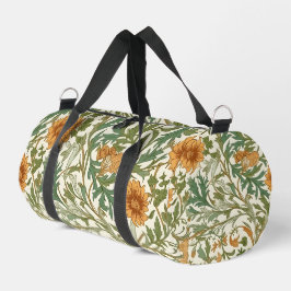 Seamless Arts and Crafts style repeating pattern Duffle Bag