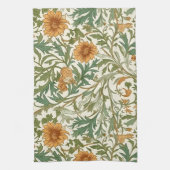 Seamless Arts and Crafts style repeating pattern Geschirrtuch (Vertikal)