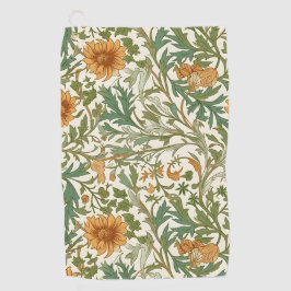 Seamless Arts and Crafts style repeating pattern Golfhandtuch