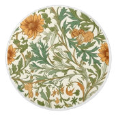 Seamless Arts and Crafts style repeating pattern Keramikknauf (Vorderseite)