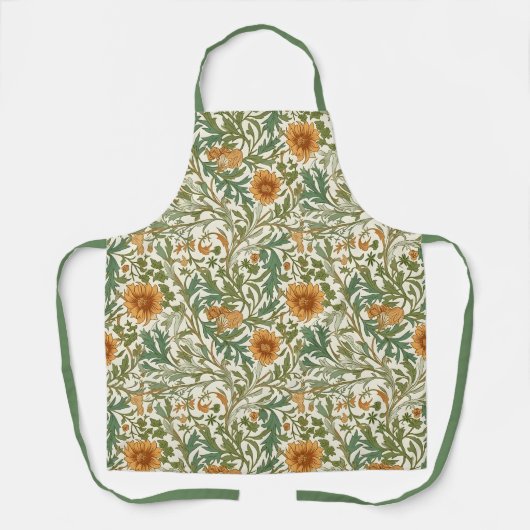 Seamless Arts and Crafts style repeating pattern Schürze (Vorderseite)