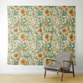 Seamless Arts and Crafts style repeating pattern Wandteppich (Beispiel (Horizontal))