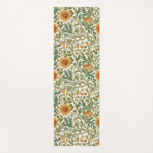 Seamless Arts and Crafts style repeating pattern Yogamatte (Vorderseite)