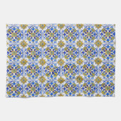 Seamless Azulejo Art Tile Geschirrtuch (Horizontal)