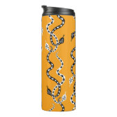 Seamless background of creeping decorative snakes thermosbecher (Nach rechts gedreht)