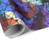 Seamless background pattern. Mosaic art pattern ba Geschenkpapier (Rolleneckpunkt)
