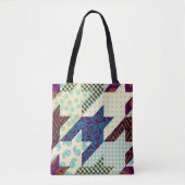 Seamless background pattern. Patchwork pattern. Vi Tasche (Vorderseite)