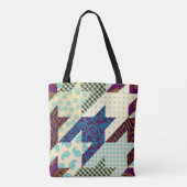Seamless background pattern. Patchwork pattern. Vi Tasche (Rückseite)