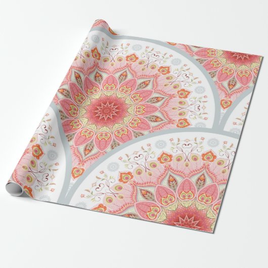 Seamless background with hat eine Runde. Orienta Geschenkpapier (Ungerollt)