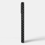 Seamless black and white polka dot pattern  Case-Mate iPhone hülle (Rückseite / Links)