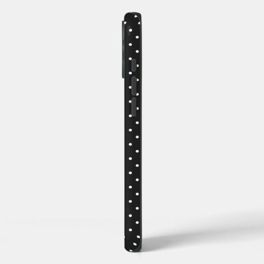 Seamless black and white polka dot pattern Case-Mate iPhone hülle (Rückseite / Links)