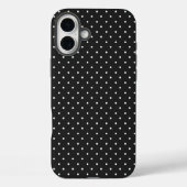 Seamless black and white polka dot pattern  Case-Mate iPhone hülle (Rückseite)