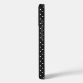 Seamless black and white polka dot pattern  Case-Mate iPhone hülle (Rückseite / Links)