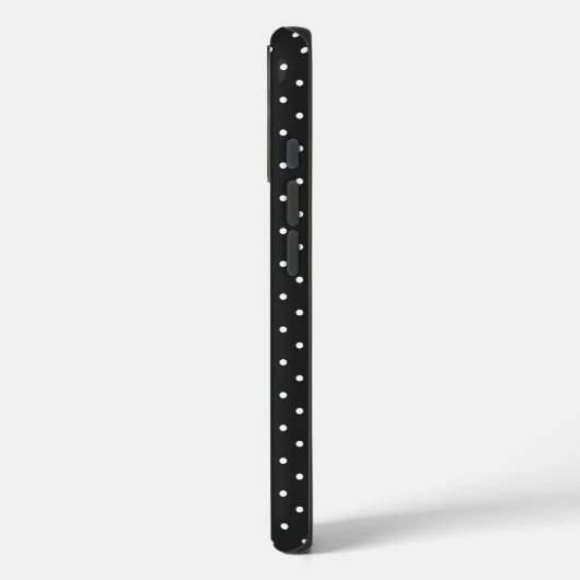Seamless black and white polka dot pattern Case-Mate iPhone hülle (Rückseite / Links)