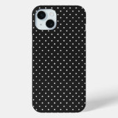 Seamless black and white polka dot pattern Case-Mate iPhone hülle (Rückseite)