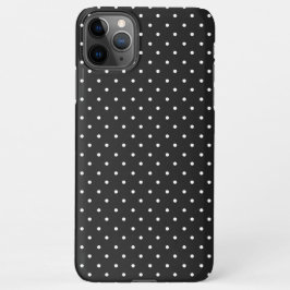 Seamless black and white polka dot pattern  iPhone 11Pro max hülle