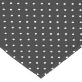 Seamless black and white polka dot pattern  kurzer tischläufer (Ecke)