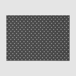Seamless black and white polka dot pattern  seidenpapier