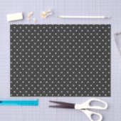 Seamless black and white polka dot pattern  seidenpapier (Handwerk)