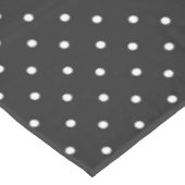 Seamless black and white polka dot pattern  tischdecke (Schrägansicht)
