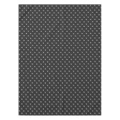 Seamless black and white polka dot pattern tischdecke (Vorderseite)