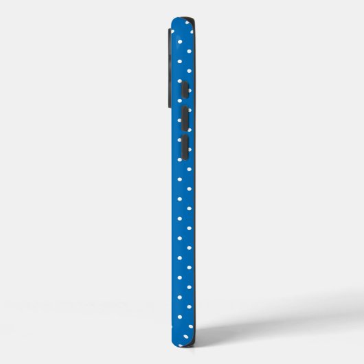 Seamless blue background polka dot pattern  Case-Mate iPhone hülle (Rückseite / Links)