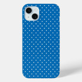 Seamless blue background polka dot pattern  Case-Mate iPhone hülle (Rückseite)
