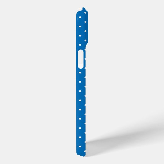 Seamless blue background polka dot pattern  Case-Mate iPhone hülle (Rückseite / Rechts)