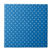 Seamless blue background polka dot pattern  fliese (Vorderseite)