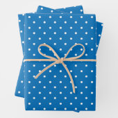 Seamless blue background polka dot pattern  geschenkpapier set (Beispiel)