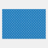 Seamless blue background polka dot pattern  geschenkpapier set (Vorderseite)