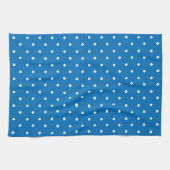 Seamless blue background polka dot pattern  geschirrtuch (Horizontal)