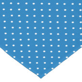 Seamless blue background polka dot pattern  kurzer tischläufer (Ecke)
