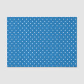 Seamless blue background polka dot pattern  seidenpapier (Vorderseite)