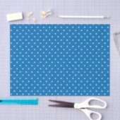 Seamless blue background polka dot pattern  seidenpapier (Handwerk)
